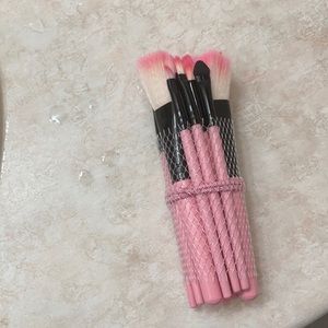 Pink Make Up brushes pretty set 19 count